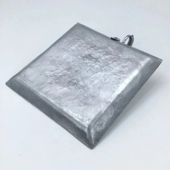 VTG Hammercraft Artisan Hand Hammered Square Serving Tray Plate Grapes Harvest - Picture 7 of 8